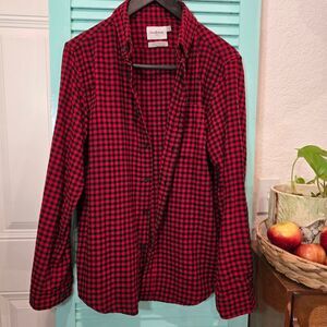 Goodfellow & Co. Red and Black Plaid Shirt